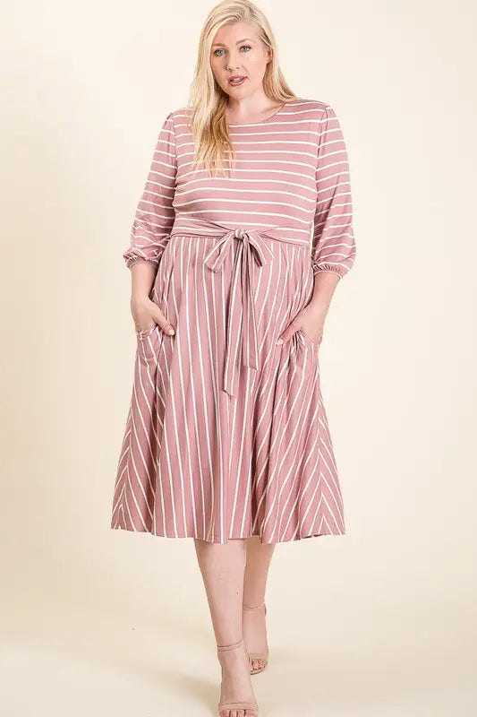 Blushing Lola Dress Plus